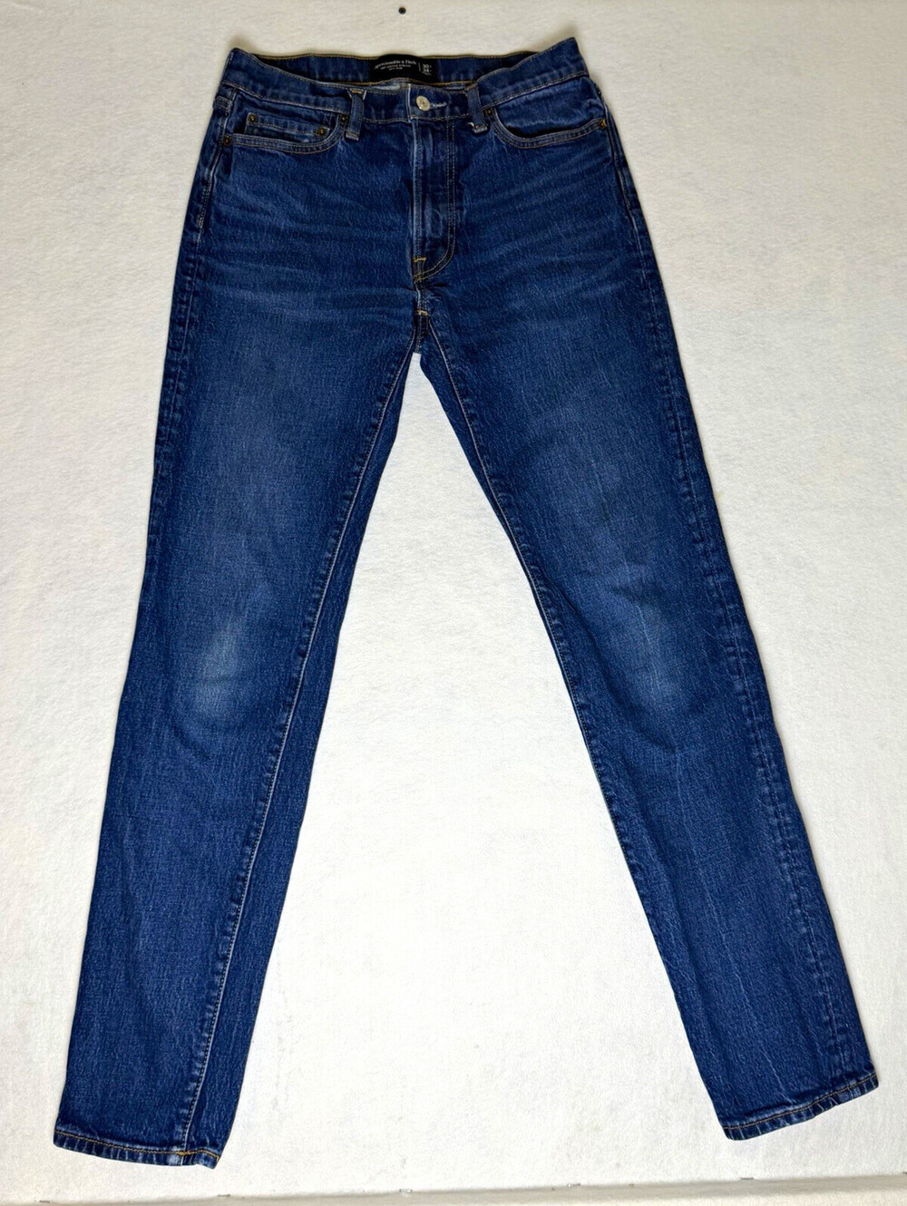 Abercrombie & Fitch A&F Vintage Stretch 90s Slim Denim Jeans Blue Size 30